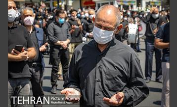 کاروان عزاداری خودرویی شهربانان و معبربانان بسیجی منطقه ۲