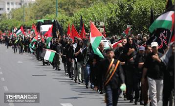 دسته عزاداری دانشگاه امام صادق(ع) در ظهر تاسوعا 30