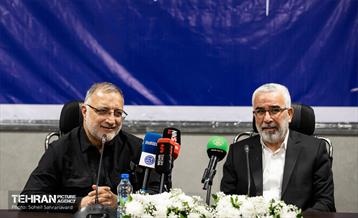 دیدار شهردار تهران با تولیت آستان علوی