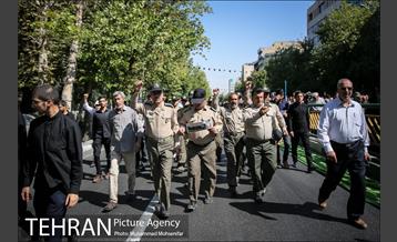 راهپیمایی مردم تهران بعد از نماز جمعه 12