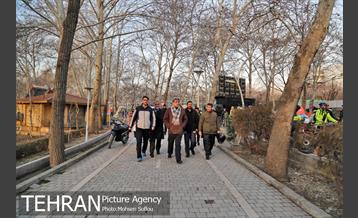 حضور پیروز حناچی در برنامه دوچرخه سواری روز هوای پاک در بوستان لاله 4