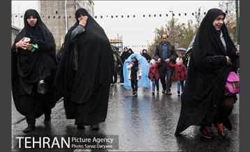 راه پیمایی مردم تهران در روز اربعین  21
