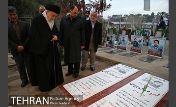 حضور رهبر انقلاب در مرقد مطهر امام راحل و گلزار شهدای بهشت زهرا 9