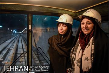 بازدید اعضا شورای شهر تهران از خط ۶ مترو 6
