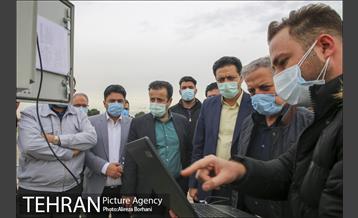 بازدید کارگروه رفع بوی نامطبوع تهران از مجتمع آرادکوه 2