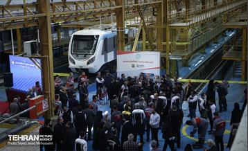 آیین بهره برداری از ۲ رام قطار ساخت داخل 1