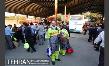 مراسم اعزام کاروان خادم الحسین (ع) شهرداری تهران به عتبات عالیات با حضور شهردار تهران 16