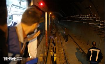 تست گرم بخش شمالی خط ۶ مترو تهران 32