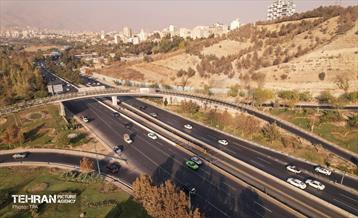پل خروجی چمران شمال به همت غرب