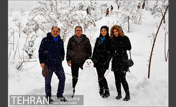 تفریحات برفی مردم پایتخت 11