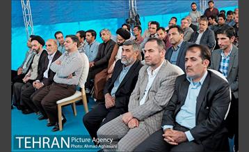 مراسم ورود ماشین حفار به ایستگاه B7 خط 7مترو 16