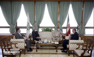 دیدار شهردار تهران با رییس سازمان پدافند غیرعامل 2