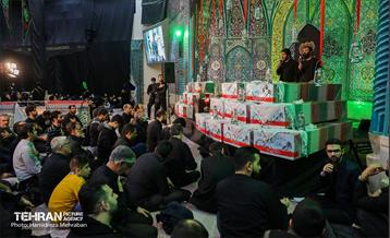 مراسم وداع با پیکرهای مطهر ۱۱۰ شهید گمنام دفاع مقدس 16