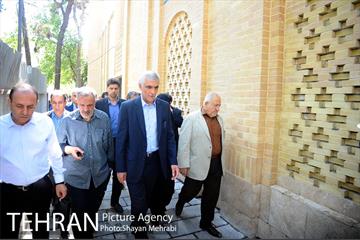 بازدید شهردار تهران از ساختمان کلاه فرنگی، دانشگاه تربیت معلم خوارزمی و تابلو نقش رستم ورزشگاه شیرودی به مناسبت روز تهران 14