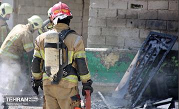 مانور ریزش آوار ساختمان 10