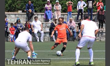 دیدار رسانه ورزش و پیشکسوتان تیم ملی فوتبال ایران به نفع سیل زدگان 34