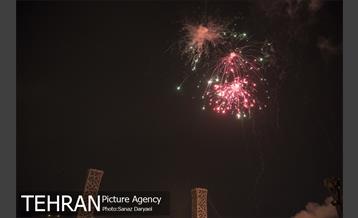 نورافشانی میدان امام حسین(ع) به مناسبت نیمه شعبان‎ 3