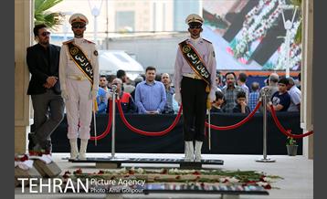 مراسم تشییع پیکر دو شهید گمنام در شهرک چیتگر 27