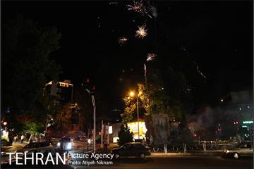 نور افشانی آسمان تهران به مناسب عید سعید فطر 8