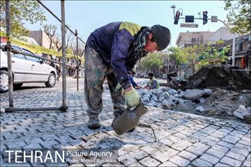 پروژه سنگ فرش میدان بهارستان  20