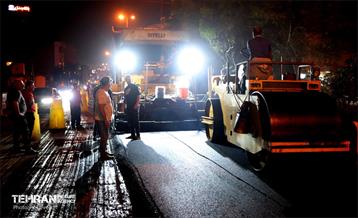 عملیات آسفالت ریزی در منطقه 5 22