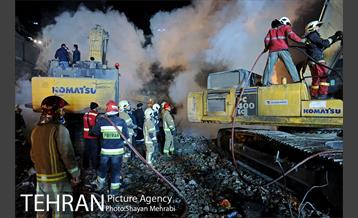 هفتمین روز آواربرداری ساختمان پلاسکو-1 25