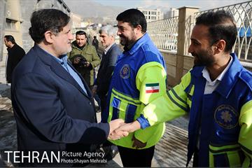 بهره برداری از طرح مشارکت شهرداری تهران و سازمان اورژانس کل کشور 2