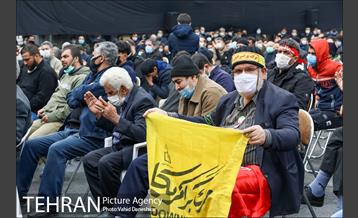 عزادارای ایام فاطمیه در میدان ابوذر 1