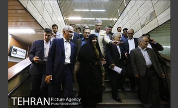 بازگشایی بخش میانی خط هفت مترو و افتتاح ایستگاه مهدیه 4