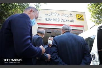 بازدید اعضای کمسیون حمل و نقل شورای اسلامی شهر از ایستگاه مترو شهید رضایی 50