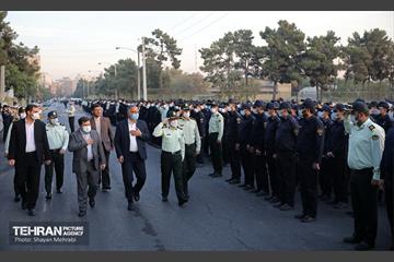 صبحگاه مشترک یگان حفاظت شهرداری تهران با حضور  شهردار تهران 11