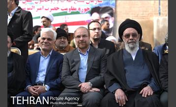 حضور دکتر قالیباف در راهپیمایی 22 بهمن 5