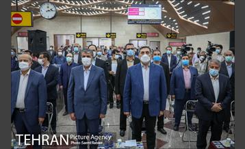 مراسم بهره برداری از ایستگاه های مترو اقدسیه و مرزداران 11