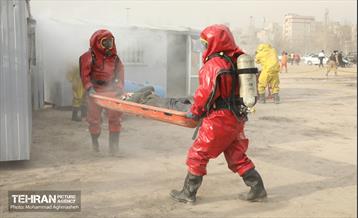 تمرین سراسری زلزله در بوستان ولایت 27