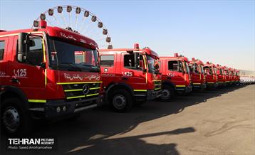رونمایی از تجهیزات جدید سازمان آتش نشانی تهران  25