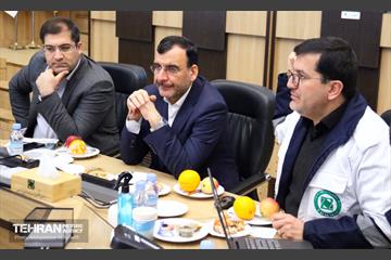 حضور مدیرکل سرمایه انسانی شهرداری تهران در ستاد مدیریت بحران شهرداری تهران 15