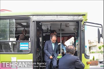 بازدید شهردار تهران از خطوط اتوبوسرانی  36