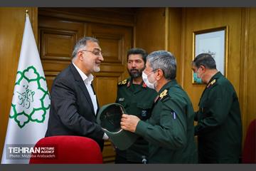 دیدار فرمانده سپاه محمد رسول الله (ص) با شهردار تهران 28