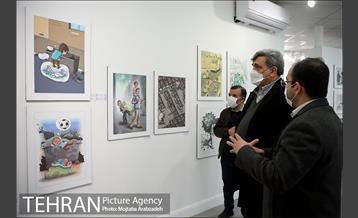 بازدید شهردار تهران از نمایشگاه«تهران از منظر هنرمندان» 22