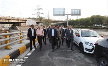 بهره‌برداری از دوربرگردان غیرهمسطح شمال به شمال بزرگراه چمران 20