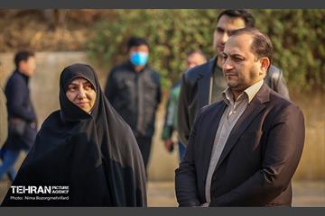 مراسم رونمایی از سازه حجمی عروج 14