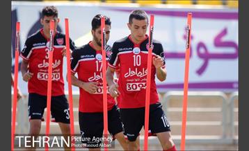 تمرین تیم فوتبال پرسپولیس تهران 4