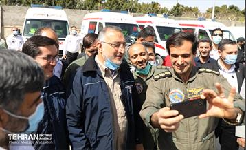 حضور شهردار در تمرین مشترک امداد هوایی تهران 30