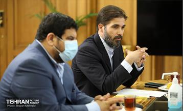 دیدار شهردار تهران با شهردار و نماینده آبادان 6