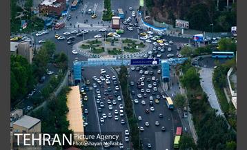 ترافیک شامگاهی خیابان های تهران 8