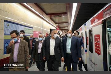 بازدید شهردار تهران از کارگاه ساخت ایستگاه متروی حرم عبدالعظیم 3