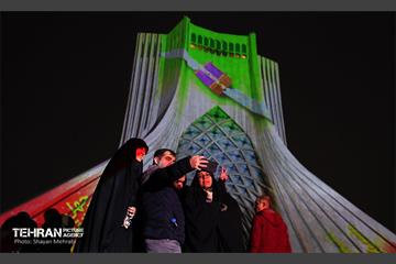 نور افشانی در شب سالگرد پیروزی انقلاب اسلامی - 2 26
