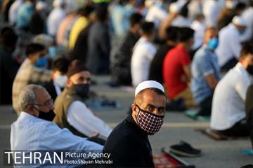 اقامه نماز عید فطر افغانستانی های اهل تسنن مقیم تهران 19