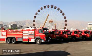 رونمایی از تجهیزات جدید سازمان آتش نشانی تهران  29