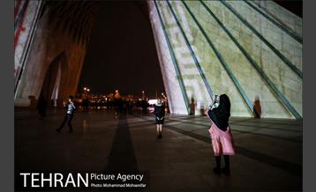 نور افشانی برج آزادی  11